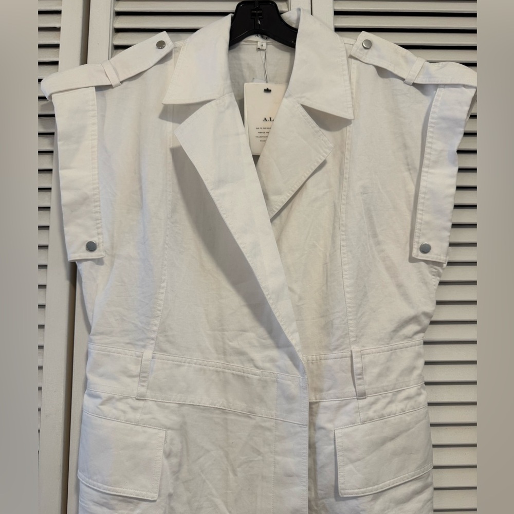 🆕 ALC White “Ryan” Mini Dress - Picture 5 of 13
